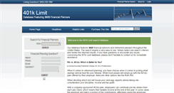 Desktop Screenshot of 401klimit.net
