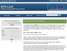 Tablet Screenshot of 401klimit.net